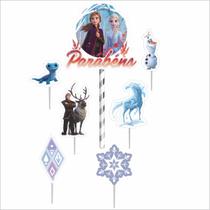 Topo De Bolo Frozen 2 - 7 Toppers Decoração De Bolo