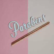 Topo de bolo Glitter Rose Gold Topo de bolo Glitter Rose Gold