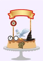 topo de bolo harry poter