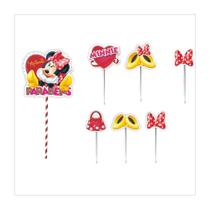 Topo de Bolo Impresso - Minnie - 01unidade - Piffer - Rizzo