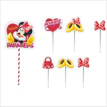 Topo de Bolo Impresso - Minnie - 01unidade - Piffer - Rizzo