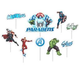 Topo De Bolo Impresso Vingadores Piffer