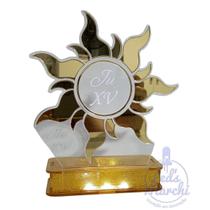 Topo de Bolo Led Sol