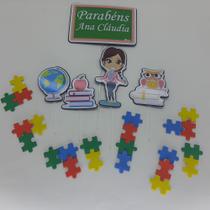 Topo De Bolo Parabéns Professora Personalizado