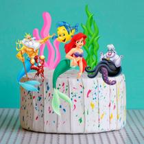 Topo De Bolo Pequena Sereia Topper Topo De Bolo Pequena Sereia Topper
