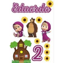 Topo de Bolo Personalizado Aniversário Diversos Temas