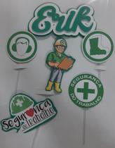 Topo de Bolo Técnico Segurança do Trabalho personalizado