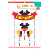 Topo De Bolo Topper Para Bolo Infantil Topo de Bolo Mickey