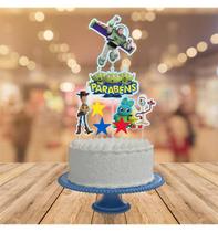 Topo de Bolo Toy Story 4 Para Festa de Aniversário Infantil
