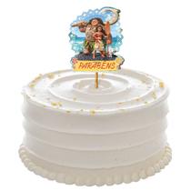 Topo Decoração de Bolo Tema Festa Moana