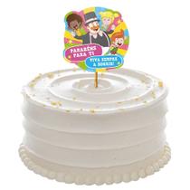 Topo Decoração de Bolo Tema Festa Mundo Bita
