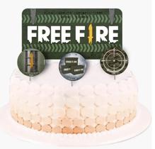 Topo para bolo Festa Free Fire 4 Uni Festcolor - Inspire sua Festa Loja Topo para bolo Festa Free Fire 4 Uni Festcolor - Inspire sua Festa Loja