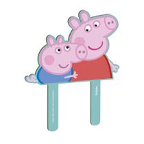 Topo Para Bolo MDF Peppa Pig - 1 Unidade - Festcolor - Rizzo