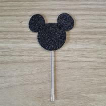 Topo para Docinhos - Mickey com Brilho (6 Unidades) - Decoração de Festa