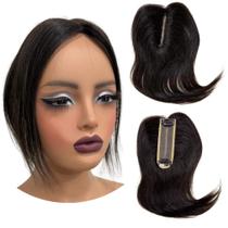 Topo prótese capilar de cabelo 100% humano lace p/ preencher