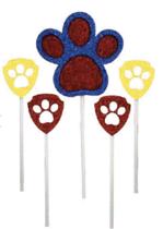Topo Topper de Bolo Festa Patrulha Canina EVA Glitter 15 cm Vivarte - Inspire sua Festa Loja Topo Topper de Bolo Festa Patrulha Canina EVA Glitter 15 cm Vivarte - Inspire sua Festa Loja