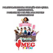 Topo Topper de Bolo Tema Personalizado Patrulha Canina