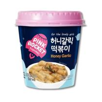 Topokki Coreano Instantâneo Alho e Mel Pink Rocket Copo 120g