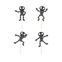 Topos De Bolo De Caveira De Halloween, 24 Peças, Decorações De Aniversário Do Dia Dos Mortos Topos De Bolo De Caveira De Halloween, 24 Peças, Decorações De Aniversário Do Dia Dos Mortos