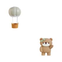 Topos De Bolo Em Forma De Urso Rosa Azul Verde Para Decoração De Chá De Bebê E Festa De Aniversário