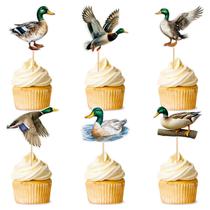 Topos para Cupcake Keaziu 24 Peças com Tema de Caça ao Pato Selvagem (Marreco) Topos para Cupcake Keaziu 24 Peças com Tema de Caça ao Pato Selvagem (Marreco)