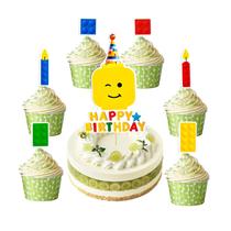 Topos para Cupcakes CVENGGRUN Blocos de Montar 25 Unidades Topos para Cupcakes CVENGGRUN Blocos de Montar 25 Unidades