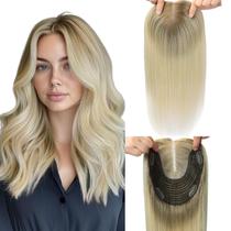 Topper Capilar HappyNewHair 14" Cabelo Humano Real Base 6x7" Topper Capilar HappyNewHair 14" Cabelo Humano Real Base 6x7"