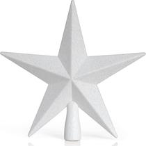 Topper de árvore de Natal Ornativity Glitter Star White 20cm Topper de árvore de Natal Ornativity Glitter Star White 20cm