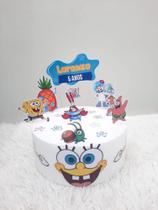Topper de bolo Bob Esponja Topper de bolo Bob Esponja