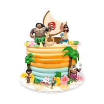 Topper De Bolo Da Princesa Moana 6PCS Suprimentos Para Festas Para Meninas Decoração De Aniversário