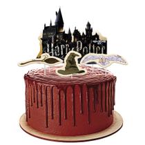 Topper De Bolo Harry Potter 4 Un - Festcolor