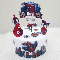 Topper de bolo Spider-Man