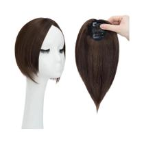Topper De Cabelo Sintético Reto Para Mulheres 75x5cm Com Parte Central E Clipe Para Extensões De