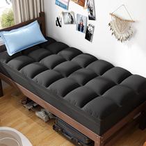 Topper de colchão ABENE Twin XL Almofada extra grossa preta