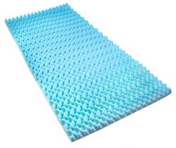 Topper de colchão de espuma DMI Egg Crate Foam Pad 33x76x10cm azul Topper de colchão de espuma DMI Egg Crate Foam Pad 33x76x10cm azul