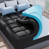 Topper de colchão ELEMUSE Dual Layer 7,62 cm Memory Foam Queen Topper de colchão ELEMUSE Dual Layer 7,62 cm Memory Foam Queen
