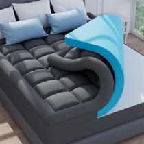 Topper de colchão ELEMUSE Memory Foam King de 7,62 cm com refrigeração