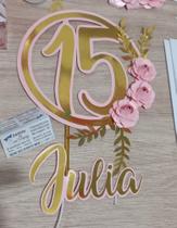 Topper de luxo personalizado