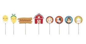 Topper Docinho Pick Decorativo Festa Fazendinha 12 Uni Cromus - Inspire sua Festa Loja