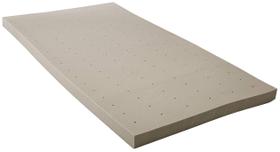 Topper Lucid Memory Foam 7,6 cm, tamanho duplo, branco/cinza