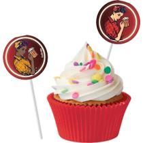 Topper P/ Doces Boteco Delas C/8 Festcolor