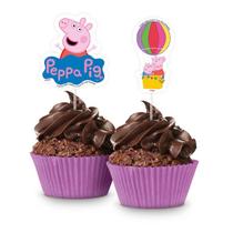 Topper P/ Doces Peppa Pig C/8 Regina