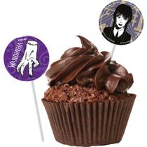 Topper P/ Doces Wandinha C/8 Festcolor