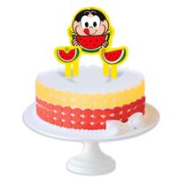 Topper Para Bolo Colorido Magali Melancia 3Un