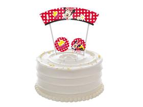 Topper Para Bolo Red Minnie