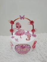Topper Personalizado Tema Bailarina Aniversário, Ballet e Festa Topper Personalizado Tema Bailarina Aniversário, Ballet e Festa