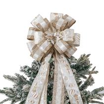 Topper Topper Bow Flower ZCCHSYQI Branco Dourado