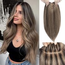 Toppers de cabelo Aimeolyn Real Human Hair 40cm para mulheres Toppers de cabelo Aimeolyn Real Human Hair 40cm para mulheres