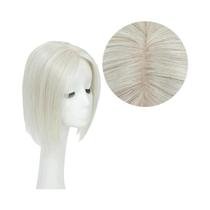 Toppers De Cabelo Humano Real Para Mulheres 360 graus Franja 3D Com Presilha Para Cabelos Finos
