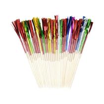 Toppers De Cupcake Multicoloridos Em Formato De Fogos De Artifício, 30-50 Peças, Palitos Decorativos Toppers De Cupcake Multicoloridos Em Formato De Fogos De Artifício, 30-50 Peças, Palitos Decorativos